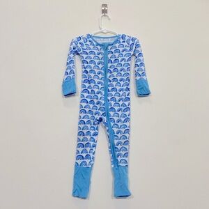 Little Sleepies Pajama with fold over footie and mittens